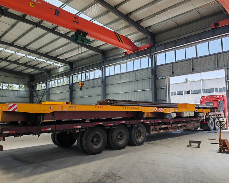 50 Tons Rail Transfer Cart Delivery Scene