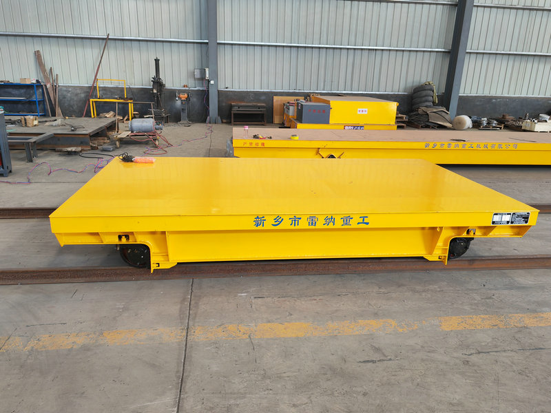 Low Voltage Rail Transfer Trolley for Industrial Transport Solutions