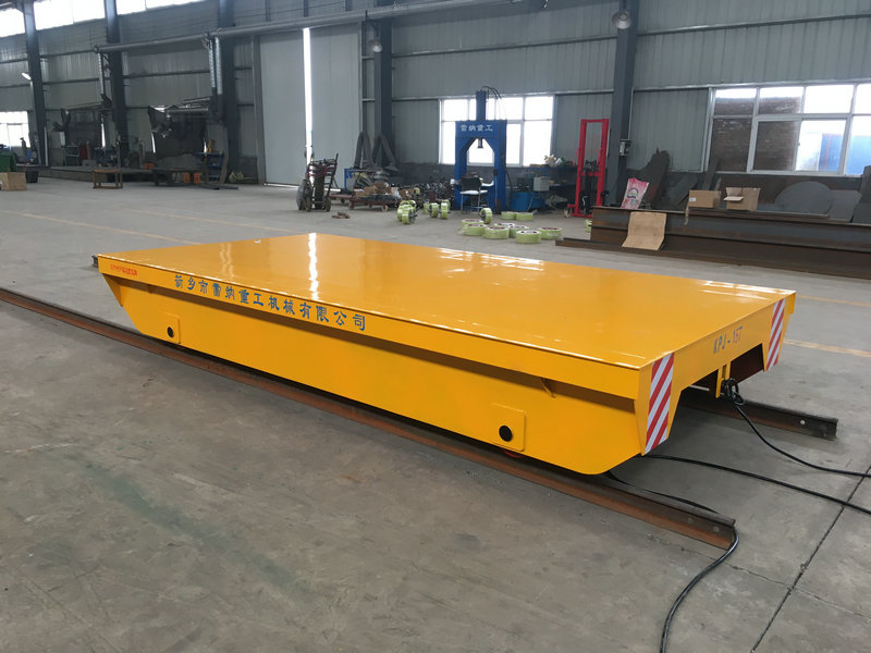 Cable Powered Rail Mounted Transfer Trolley