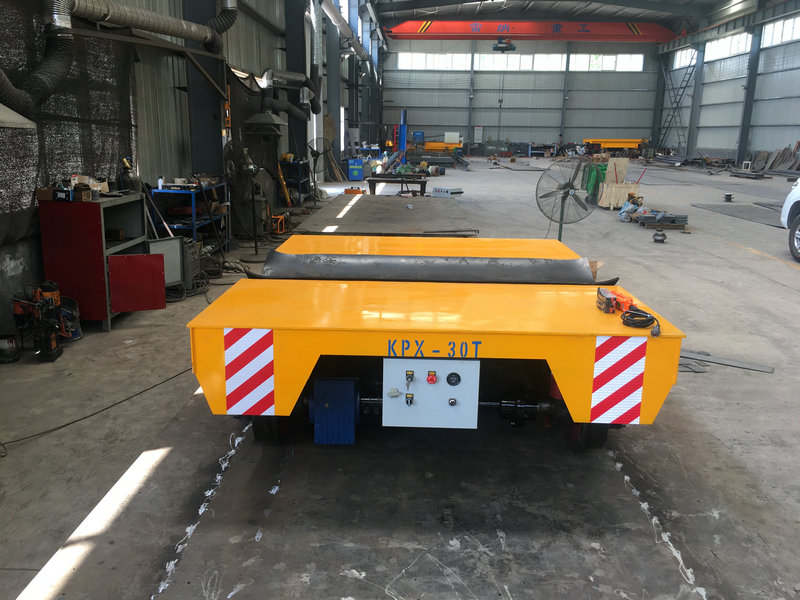 V Shape Electric Rail Transfer Cart