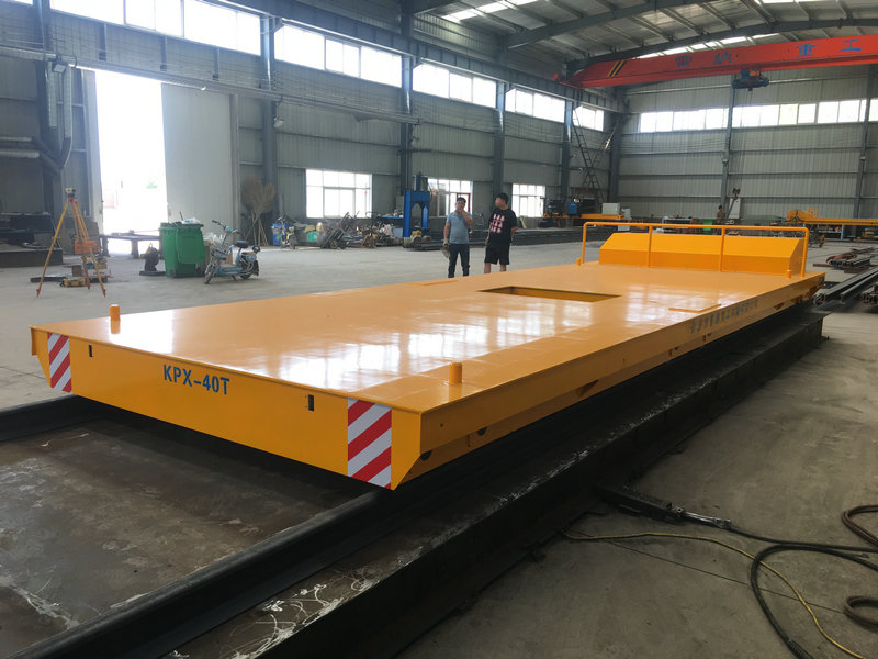 Motorized Battery Powered Transfer Cart On Rail