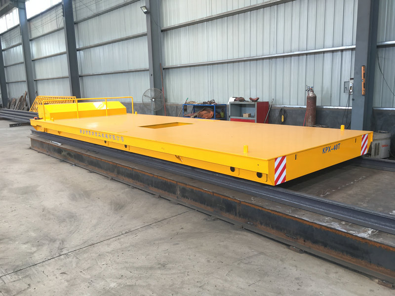 Motorized Battery Powered Transfer Cart On Rail