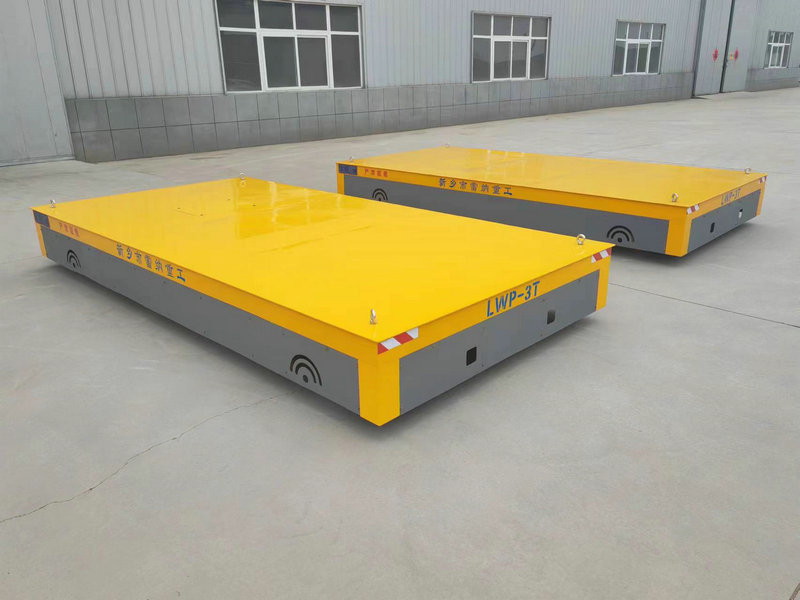 Heavy Load 3 Tons Steel Trackless Transfer Cart
