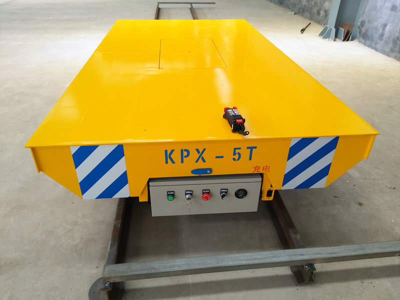 Steel Pipe 5 Tons Battery Rail Transfer Trolley