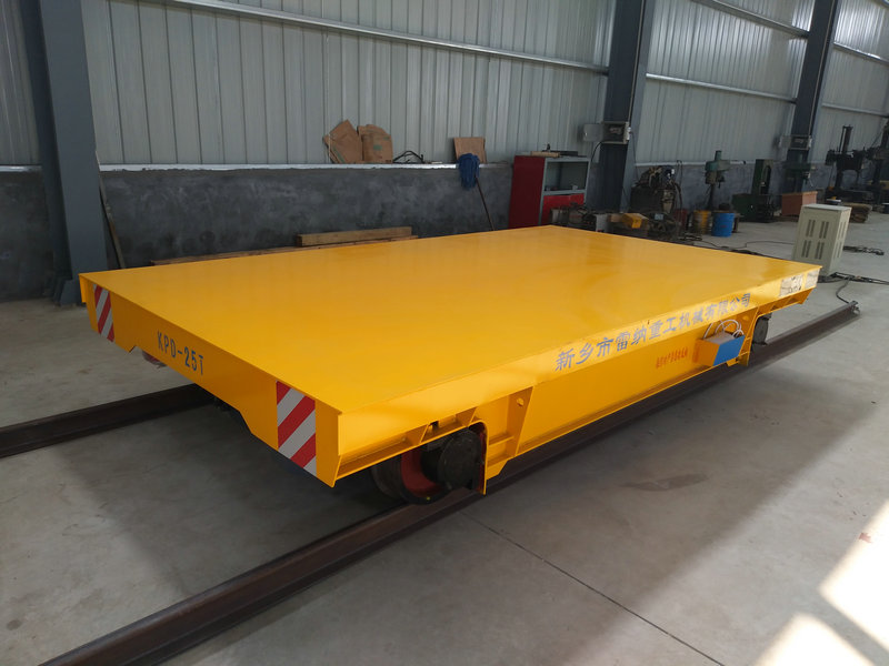 Material Transfer Equipment Cable Powered Rail Transfer Cart