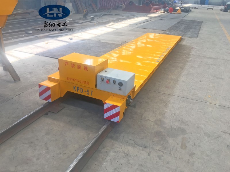 What is a low-voltage powered transfer cart