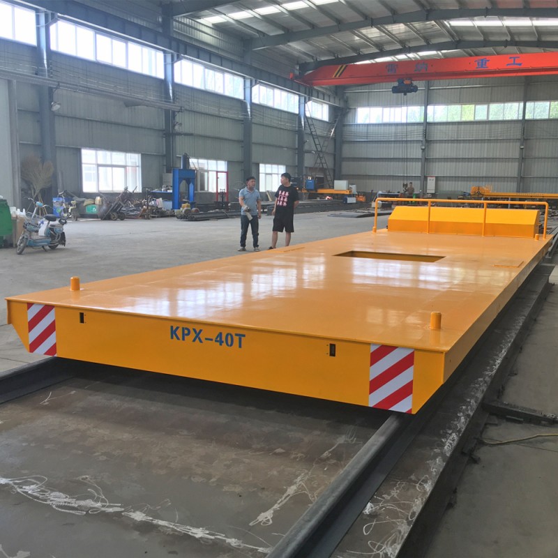 40 Ton Battery Powered Rail Transfer Cart for Container and Heavy Equipment Handling