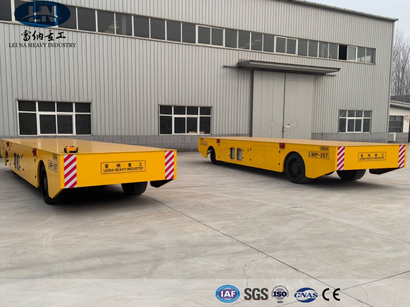 25-ton Battery Powered Transfer Trolley for Transporting Square Steel