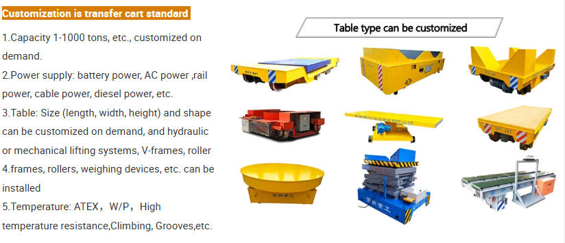 Customized transfer cart